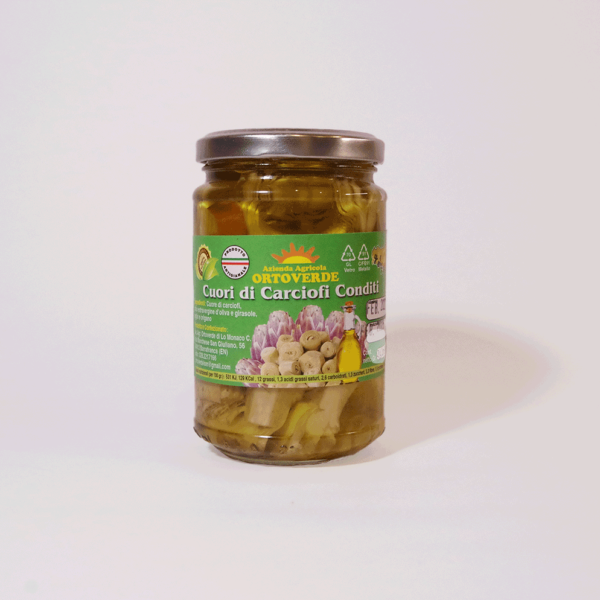 Cuori di carciofi (Halbierte Artischockenherzen)