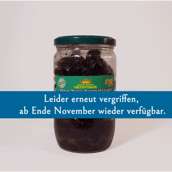 Olive nere (schwarze Oliven in Öl)
