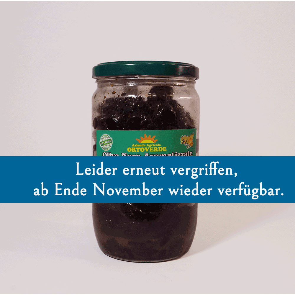 Olive nere (schwarze Oliven in Öl)