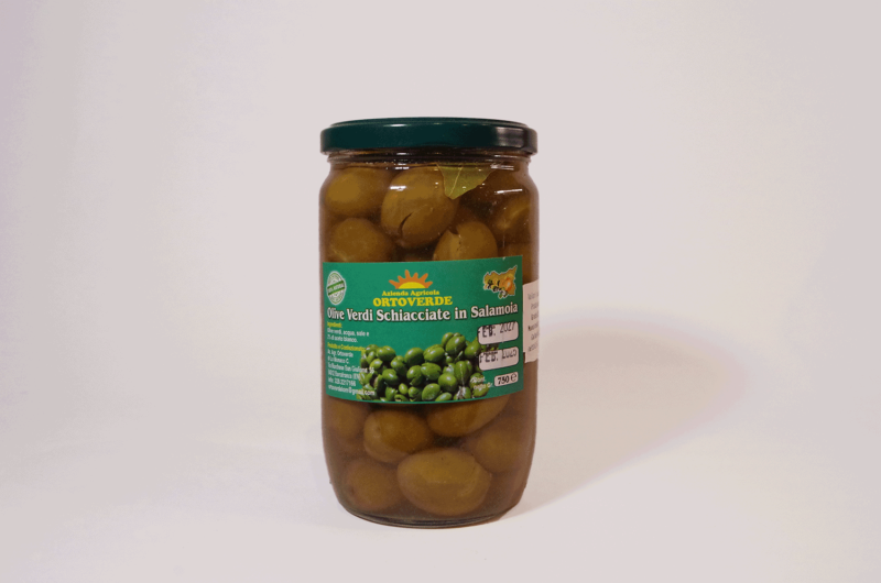 Olive verdi (grüne Oliven in Salzlake)
