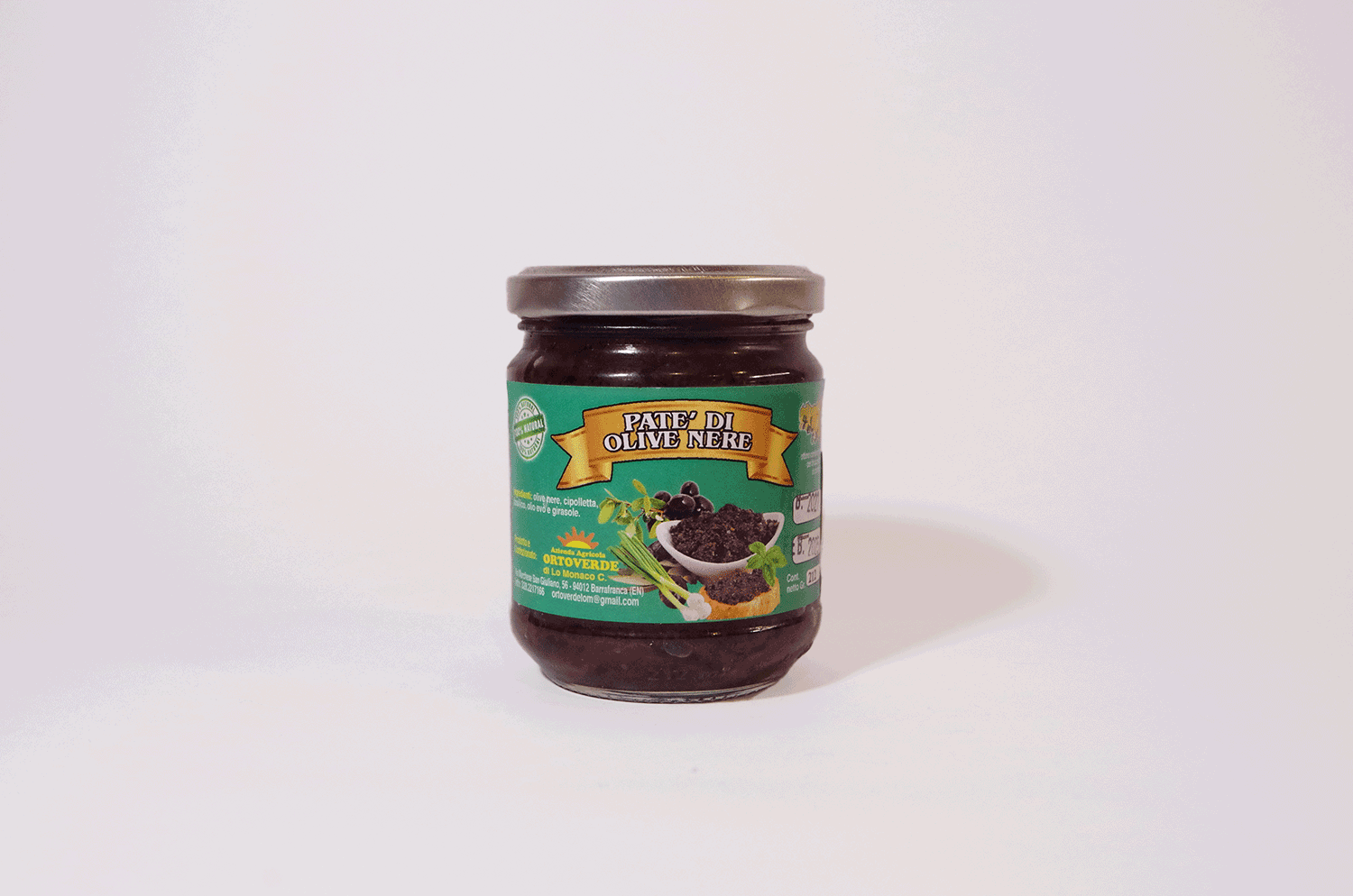 Patè di olive nere (Aufstrich aus schwarzen Oliven)