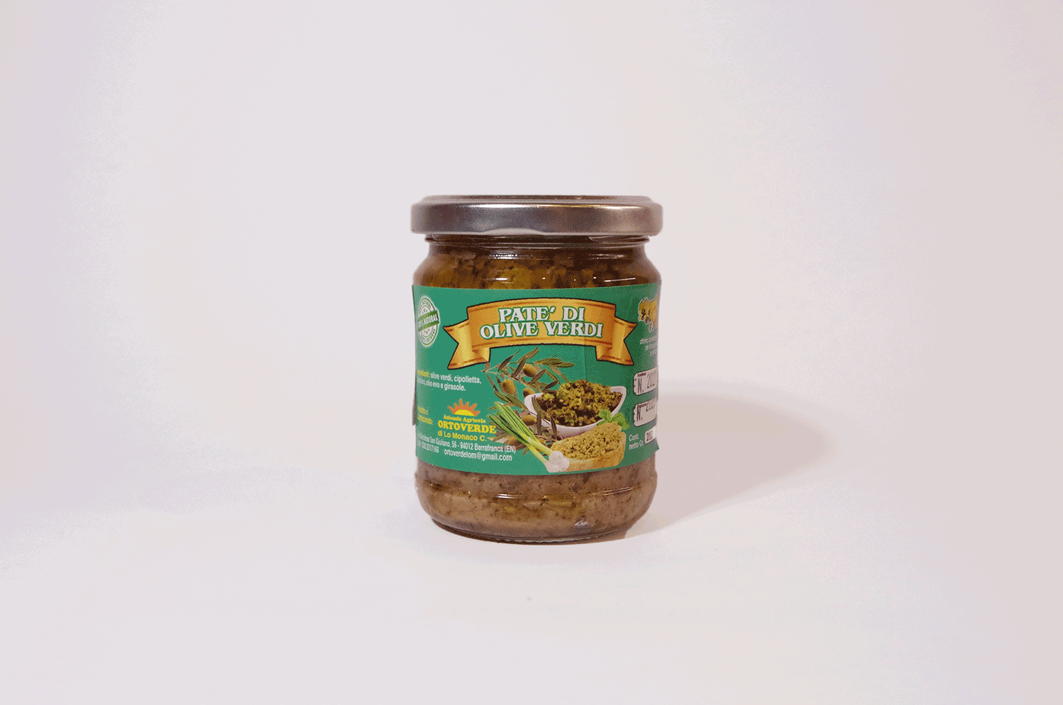 Patè di olive verdi (Aufstrich aus grünen Oliven)