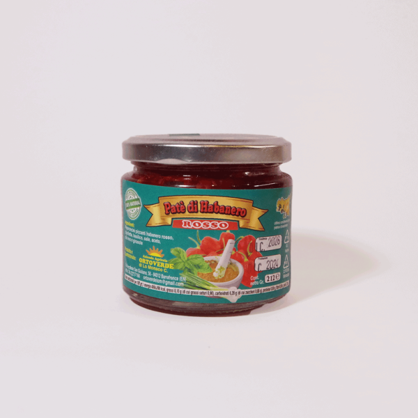 Patè di Habanero (Aufstrich aus Habanero, scharf)
