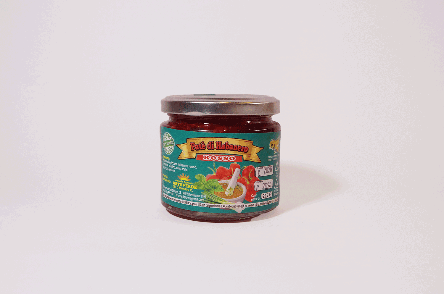 Patè di Habanero (Aufstrich aus Habanero, scharf)