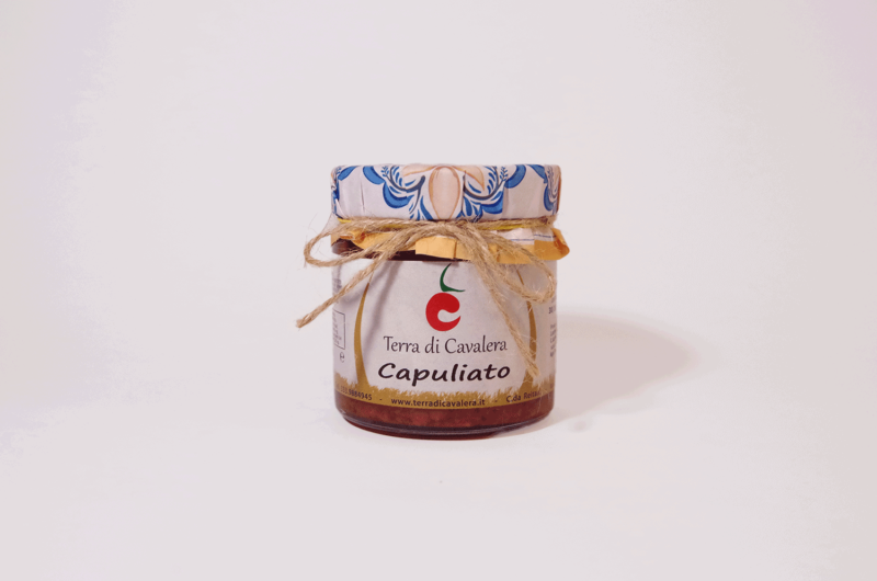 Capuliato di pomodoro ciliegino (Pesto aus getrockneten Kirschtomaten)