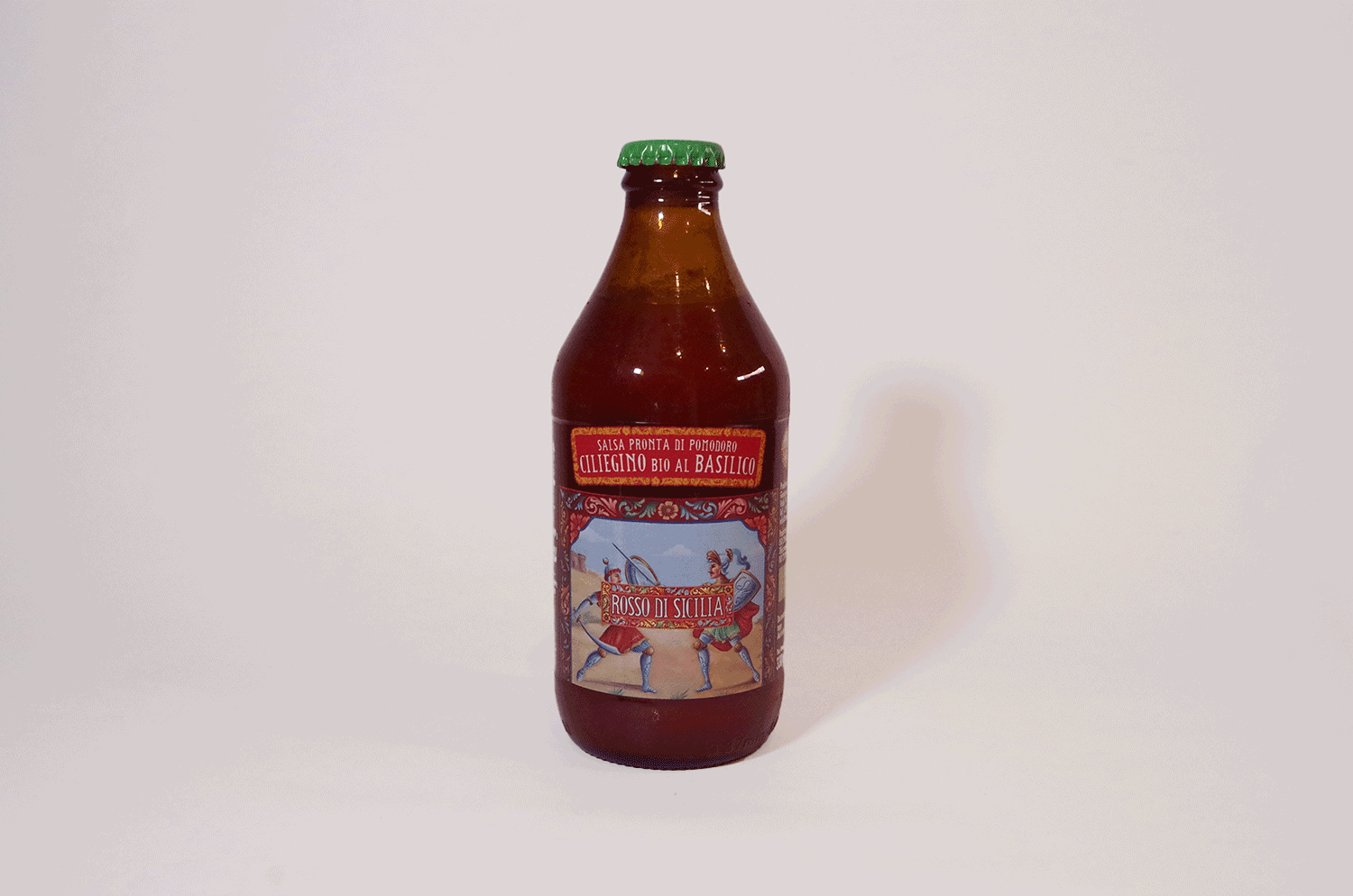 Salsa di pomodorini e basilico (Tomatensoße aus Kirschtomaten & Basilikum)